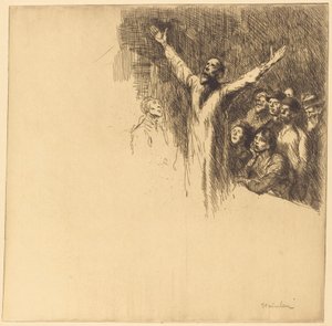 Der Prophet von Théophile Alexandre Steinlen