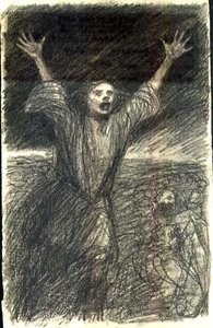 Sozialistische Unruhe (Le Chambard Socialiste), ca. 1894 von Théophile Alexandre Steinlen