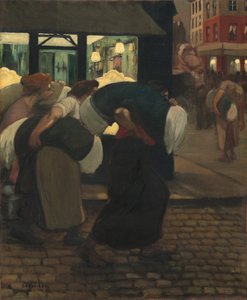 Die Wäscherinnen von Theophile Alexandre Steinlen