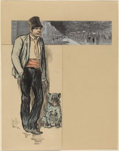 Zum Dorf von Théophile Alexandre Steinlen