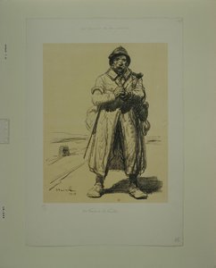Ein alter Veteran (Probe b) von Théophile Alexandre Steinlen