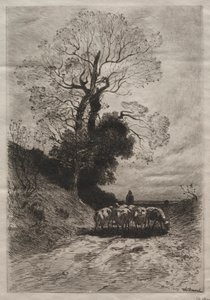 Rückkehr der Herde, ca. 1870