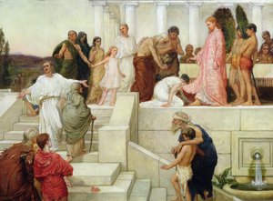 Das Gleichnis vom großen Abendmahl von Theresa Georgina Thornycroft