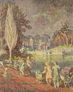 Die Serpentine im Frühling, Hyde Park, London von Therese Lessore