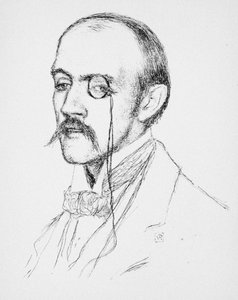Porträt von Henri de Régnier, ca. 1898