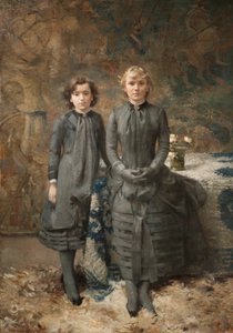 Die Schwestern des Malers Schlobach von Théo van Rysselberghe