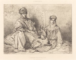 Maurische Frauen von Constantine von Théodore Chassériau
