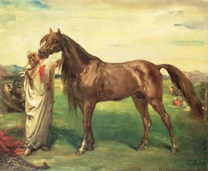 Hadji, ein arabischer Hengst, 1853 von Théodore Chassériau