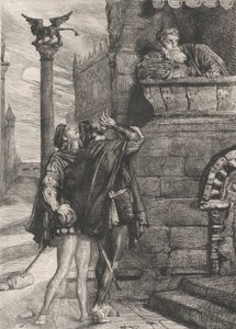 Erwache! Was ho! Brabantio! Diebe! Diebe!: Platte 1 aus Othello Akt 1, Szene 1, 1844