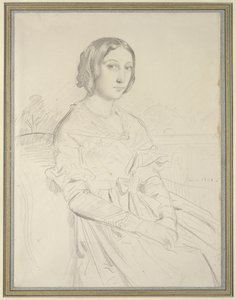 Porträt einer jungen Frau, 1841 von Théodore Chassériau