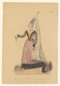 Julie Dorus-Gras in der Rolle der Prinzessin Eudoxie in der Oper La Juive