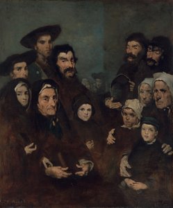 Bretonische Fischer und ihre Familien, möglicherweise ca. 1880-85