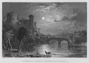 Barnard Castle, Grafschaft Durham (Stich)