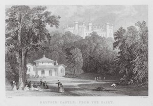 Belvoir Castle, von der Molkerei aus von Thomas (after) Allom