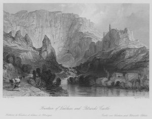 Brunnen von Vaucluse und Petrarcas Schloss