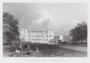 Grimsthorpe Castle, Lincolnshire von Thomas (after) Allom
