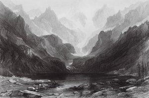 Lac de Gaube, Pyrenäen von Thomas (after) Allom
