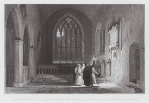 Denkmal für Lord Byron, Hucknall Kirche, Nottinghamshire