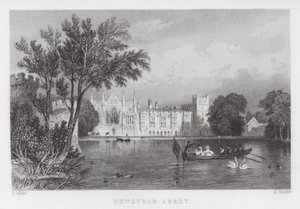 Newstead Abbey (Stich) von Thomas (after) Allom