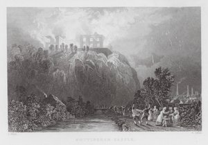 Nottingham Castle von Thomas (after) Allom