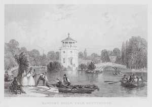 Radford Folly, bei Nottingham (Gravur) von Thomas (after) Allom