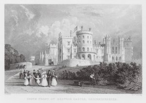 Südfront von Belvoir Castle, Leicestershire