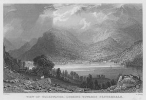 Blick auf Ulleswater, in Richtung Patterdale (Stich)