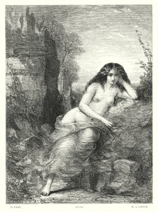 Lord Byrons Childe Harold, Canto IV, Strophe 118 von Thomas (after) Faed
