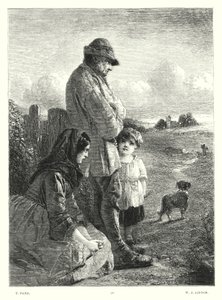 Lord Byrons Childe Harold, Gesang I, Strophe 13 (Stich) von Thomas (after) Faed