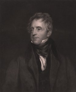 Porträt des englischen Schauspielers John Fawcett (1768-1837), Kupferstich von W J Edwards nach einem Gemälde von Thomas Lawrence, 23x32 cm, Virtue and Co Publisher, London