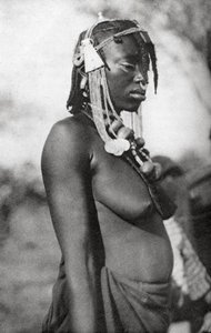 Arabische Frau aus dem Südsudan, Abu Matarik nach Halfa, Sudan, 1925 1927