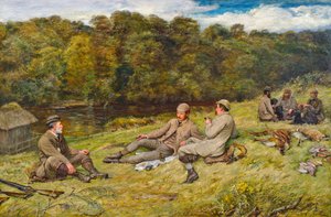 Jagdgesellschaft in Stobhall (Perthshire)