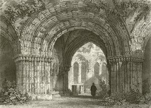 Kapitelhaus, Furness Abbey von Thomas Allom