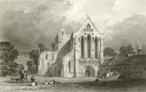 Llanercost Priory, Cumberland von Thomas Allom