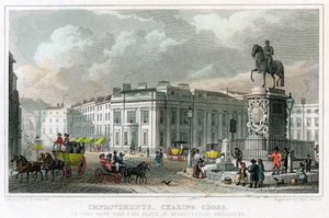 Verbesserungen, Charing Cross, Westminster, London, 1828 von Thomas Barber