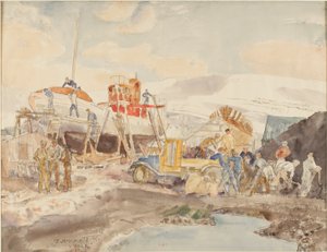 Kohlen, Nordkai, Akureyri, Island