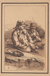 Ländliche Figuren: Zwei Jungen