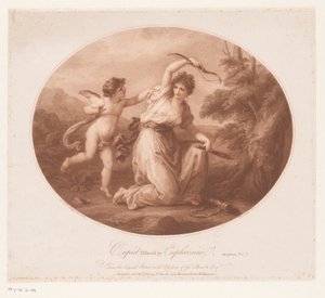 Cupido ontwapend door Euphrosyne von Thomas Burke