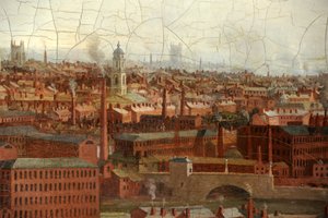 Ansicht von Leeds von Thomas Burras