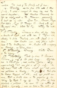 Thomas Butler Gunn Tagebücher: Band 8, Seite 27, 13.-17. Juli 1856