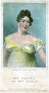 Mrs. Clover als Mrs. Oakly, 1818