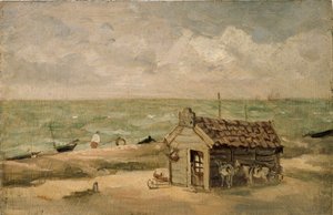 Eine Fischerhütte am Meer, frühes 19. Jahrhundert
