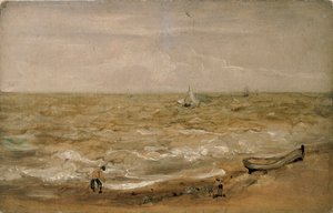 Strandszene, frühes 19. Jahrhundert von Thomas Churchyard