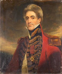 Generalmajor William Casement, Militärsekretär der Regierung von Indien und Mitglied des Obersten Rates, ca. 1840 von Thomas Clement Thompson