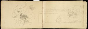 Hoosick oder Saddle Mountain und See bei Pittsfield, ca. 1832
