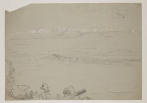 See Yverdon oder Neuenburg vom Hügel Chaumont, Schweiz, 1841 von Thomas Cole