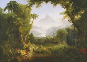 Der Garten Eden von Thomas Cole