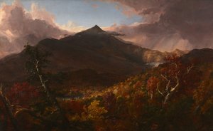 Blick auf den Schroon Mountain, Essex County, New York, nach einem Sturm von Thomas Cole