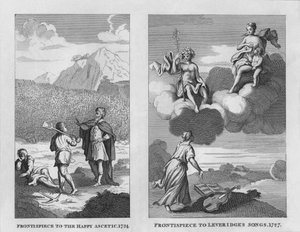 Der glückliche Asket, 1724, und Leveridges Lieder, 1727, 1809, 1827