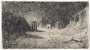 Ruinen bei Nacht von Thomas Cool